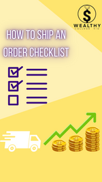 How To Ship an Order On Ebay Checklist INSTANT DOWNLOAD