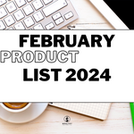 February Product List [INSTANT DOWNLOAD]